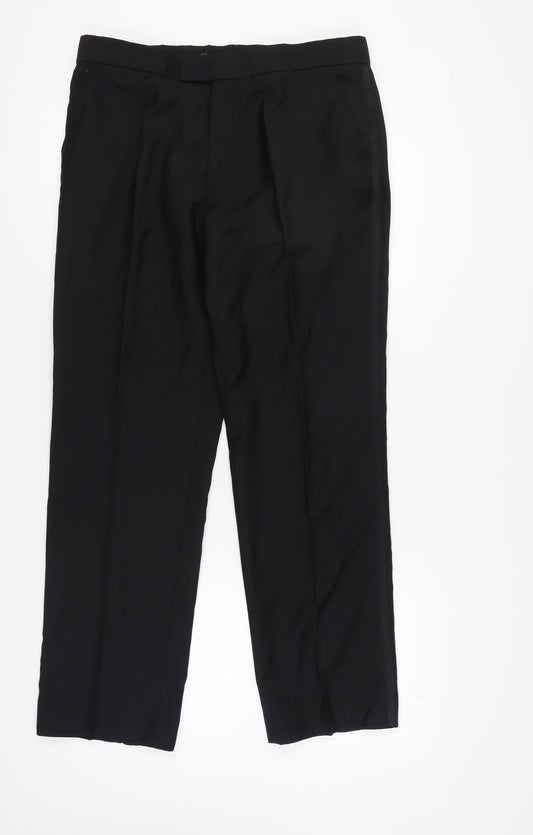 Jeff Banks Men's Black Formal Trousers 36 in