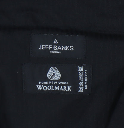 Jeff Banks Men's Black Formal Trousers 36 in