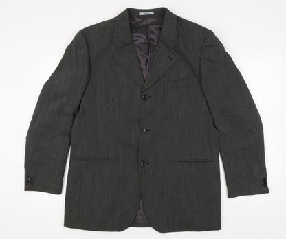 Mens UK Size 44 KENZO Regular Grey Suit Jacket