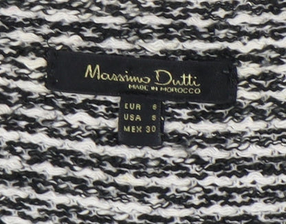 Massimo Dutti Women's Black Shift Dress Size S