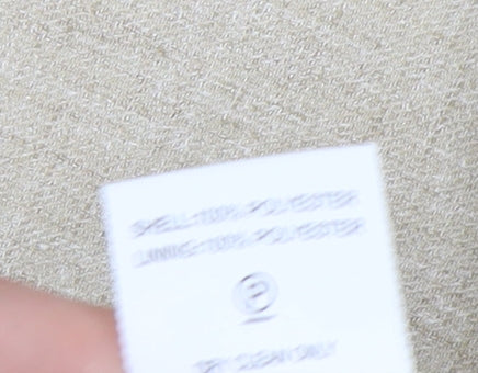 Eastex Women's Beige Midi Skirt Size 18 Polyester