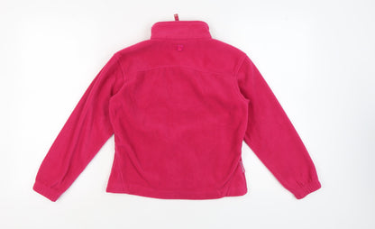 Karrimor Girls Pink Fleece Jacket 9-10 Years, Zip Outdoor Wear