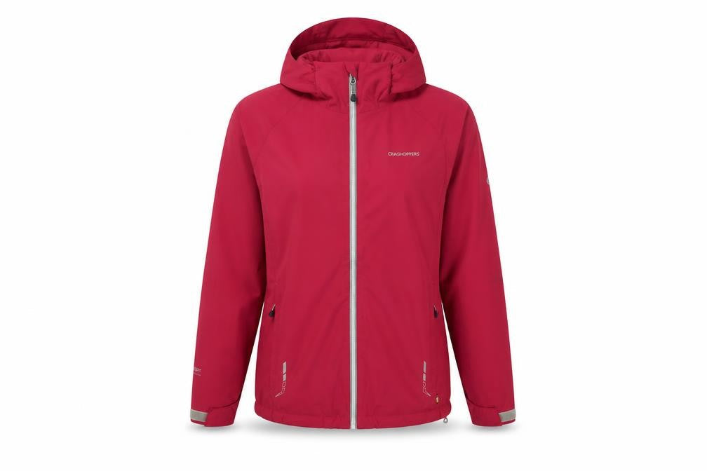 Womens UK Size 12 Craghoppers Red Rain Coat