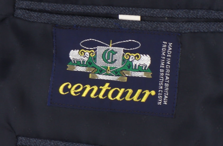 Mens UK Size 38 Centaur Regular Blue Suit Jacket