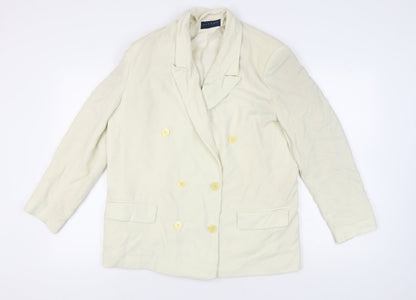 Womens UK Size 16 Alexon Regular Ivory Blazer