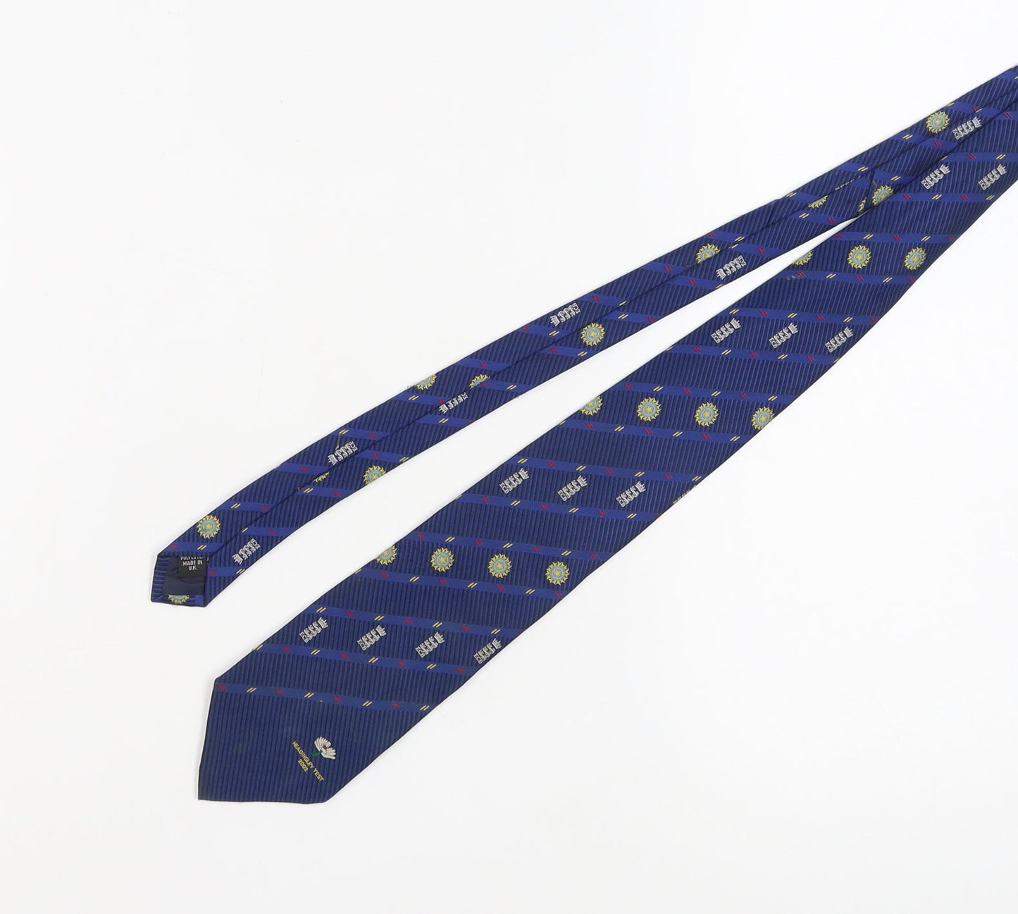 Masons Textiles Blue Men's Striped Polyester Tie