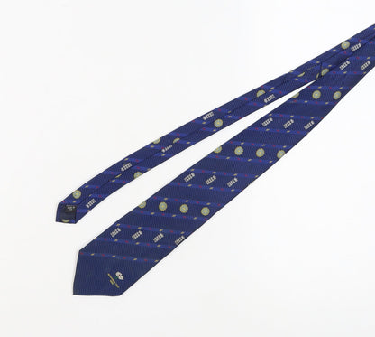 Masons Textiles Blue Men's Striped Polyester Tie