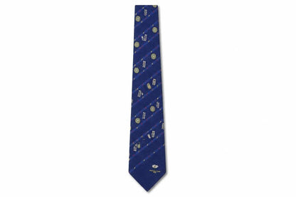 Masons Textiles Blue Men's Striped Polyester Tie