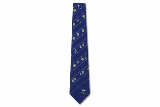 Masons Textiles Blue Men's Striped Polyester Tie