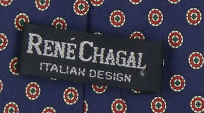 René Chagal Men's Blue Geometric Tie
