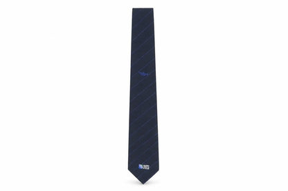 Rugby World Cup Men's Blue Striped Polyester Tie