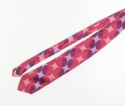 Ted Baker Men's Pink Geometric Silk Tie