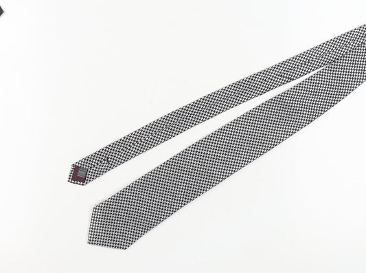 Marks and Spencer Men's Black Houndstooth Tie