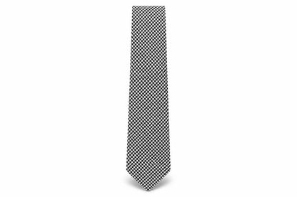 Mens Marks and Spencer Black Houndstooth 100% Polyester  Tie