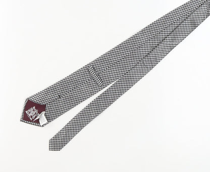 Marks and Spencer Men's Black Houndstooth Tie