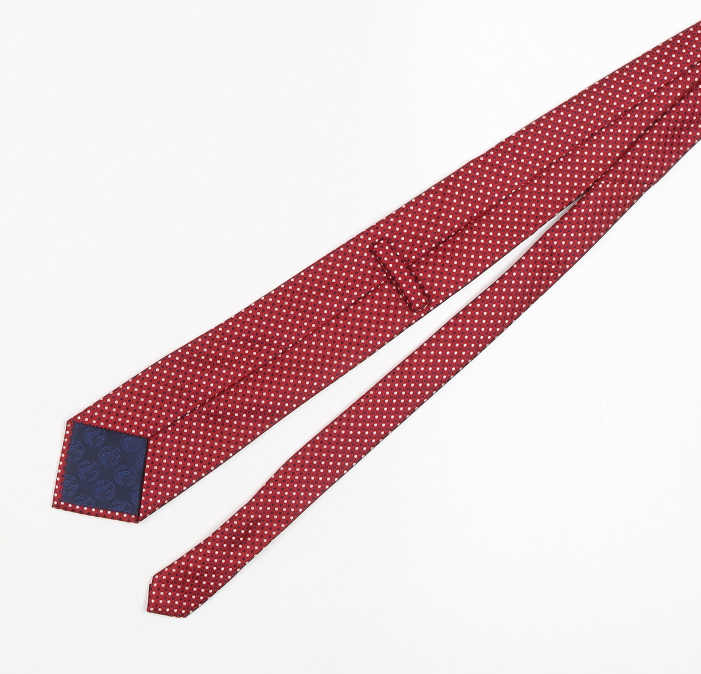 Marks & Spencer Men's Red Polka Dot Slim Tie