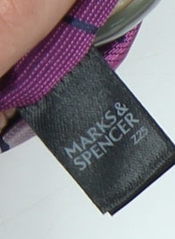 Marks and Spencer Men's Pink Floral Silk Tie