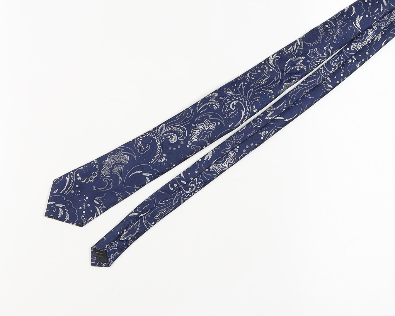 Jeff Banks Men's Blue Paisley Polyester Tie