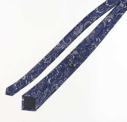 Jeff Banks Men's Blue Paisley Polyester Tie