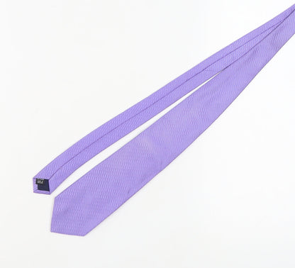 Thomas Pink Men's Purple Geometric Silk Tie