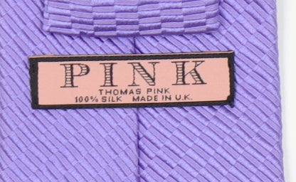 Thomas Pink Men's Purple Geometric Silk Tie
