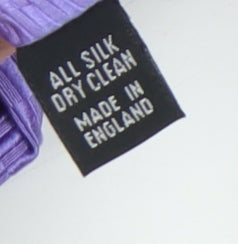 Thomas Pink Men's Purple Geometric Silk Tie