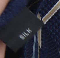 Milano Silk Men's Blue Striped Tie