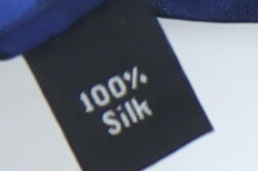 Thomas Nash Men's Blue Checked Silk Tie