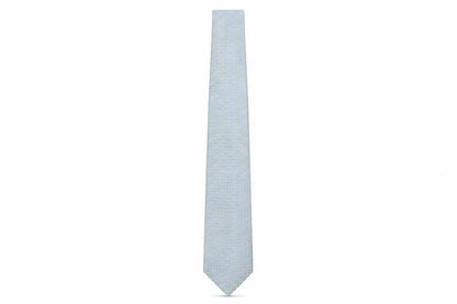 Mens Bäumler Blue Geometric 100% Silk  Tie