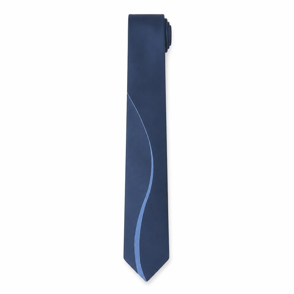 Mens NEXT Blue  100% Silk Slim Tie