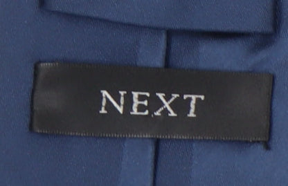 Next Men's Blue Silk Slim Tie