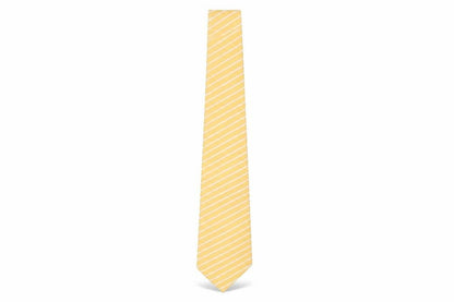 Giorgio Mariani Men's Yellow Striped Silk Tie