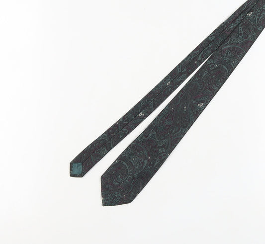 Pierre Cardin Men's Green Paisley Tie - Excellent