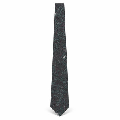 Mens Pierre Cardin Green Paisley 100% Polyester  Tie
