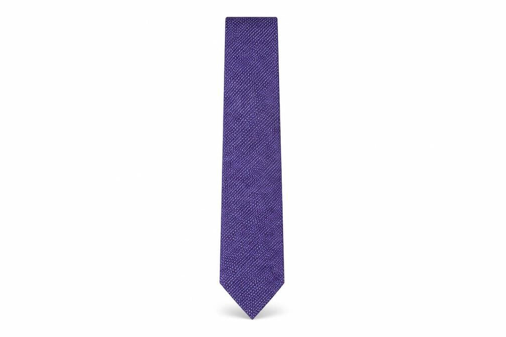 Mens Thomas Nash Purple Geometric 100% Polyester  Tie