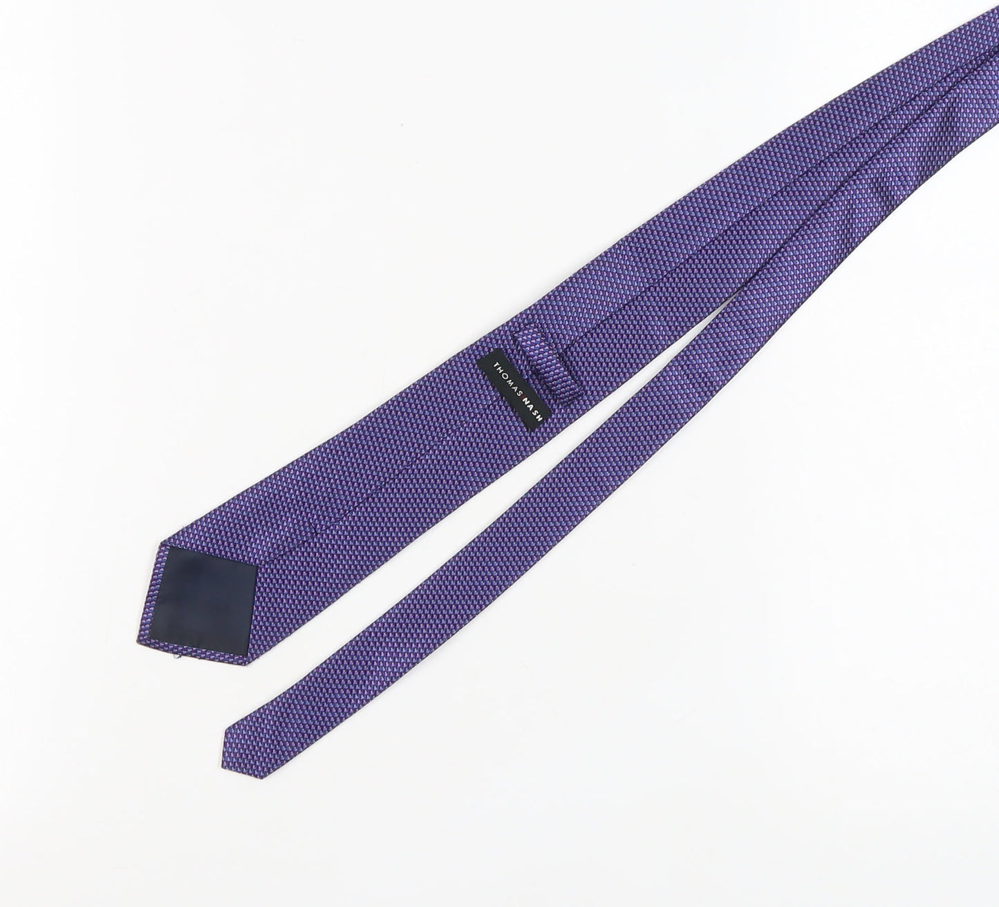 Thomas Nash Men's Purple Geometric Tie