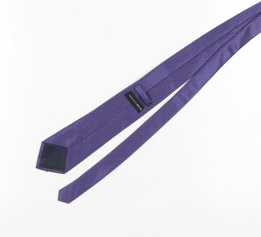 Thomas Nash Men's Purple Geometric Tie