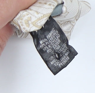 yd. Men's Beige Paisley Slim Tie