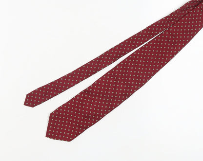 Leonardo Strelli Men's Red Silk Floral Tie One Size