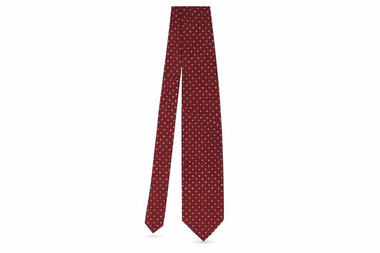 Leonardo Strelli Men's Red Silk Floral Tie One Size