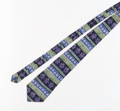 Mens Debenhams Multicoloured Floral 100% Polyester  Tie