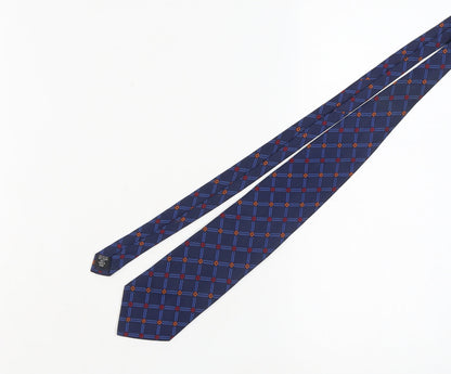Mens BHS Blue Plaids & Checks 100% Polyester  Tie