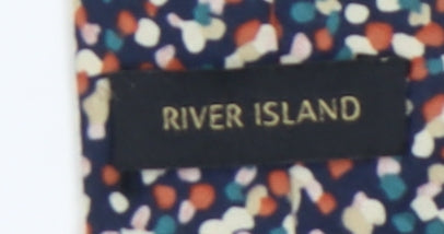 River Island Men's Multicoloured Slim Tie