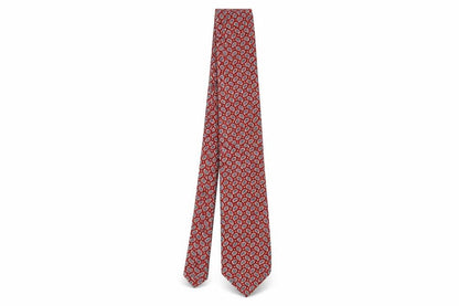 The Windsor Collection Men's Red Paisley Silk Tie