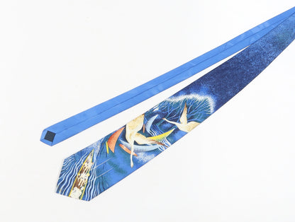 Lloyd Attree & Smith Mens Blue Tie
