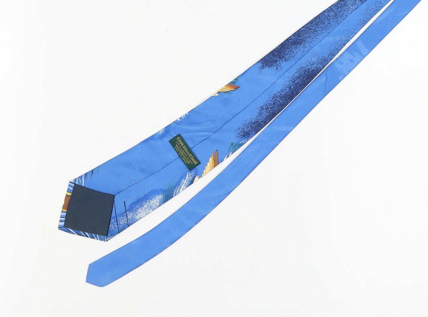 Lloyd Attree & Smith Mens Blue Tie