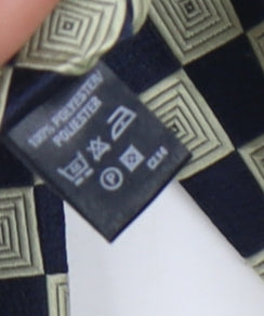 Marks and Spencer Blue Geometric Men's Tie