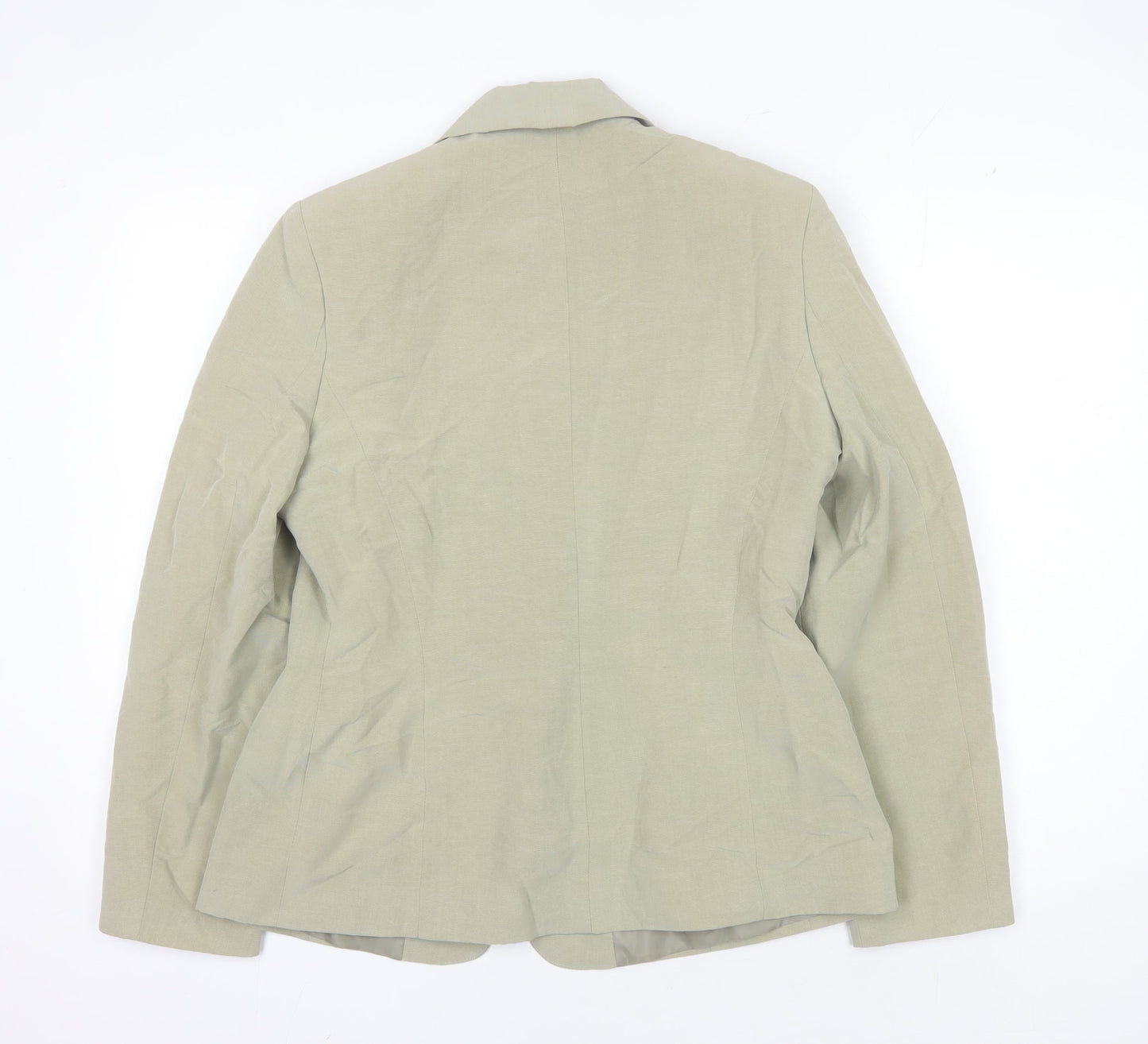 BHS Women's Beige Blazer Size 12 Regular Fit