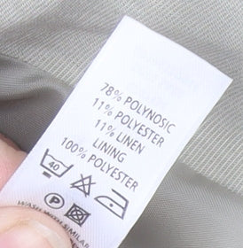 BHS Women's Beige Blazer Size 12 Regular Fit