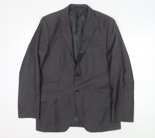 Mens UK Size 40 Marks and Spencer Regular Grey Suit Jacket